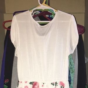 Banana lemon kids floral print dress